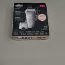 Braun Epilator Silk-pil 7, Hair Removal Device, Women Shaver & Trimmer, Wet and Dry, Wide Head, Includes Shaver Head and Trimmer Comb, SE7-041, Silver