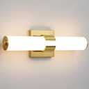Gold Light Fixtures - 16 Inch Modern Bathroom Vanity Light 15W LED Dimmable Sconce With Acrylic Shade, Indoor Lights Over Mirror 3000K