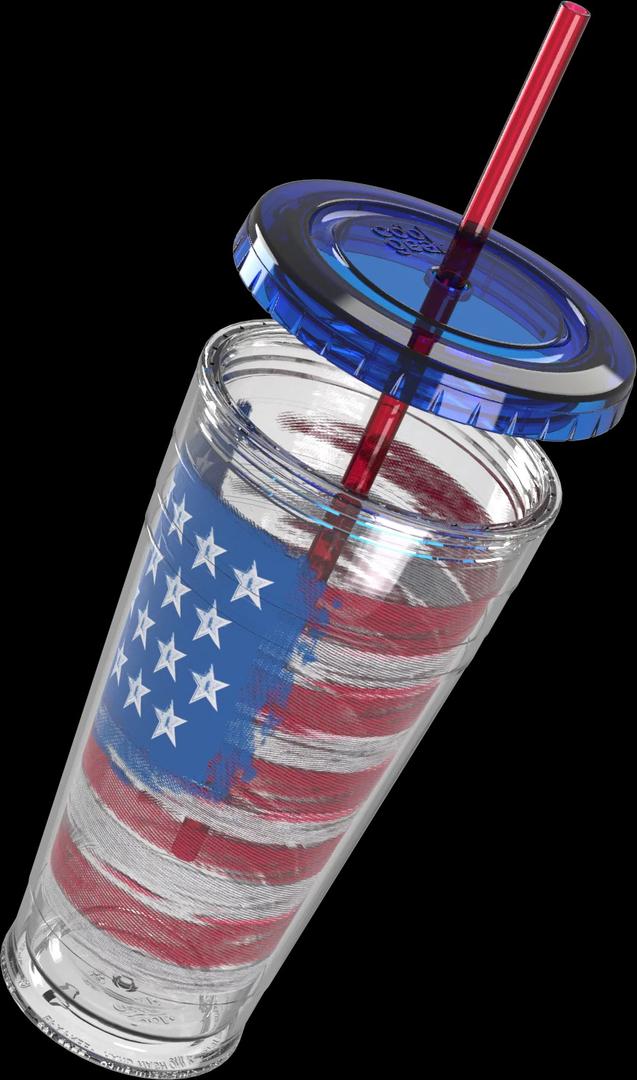 Luumi Glo&Go Led 18oz Tumbler American