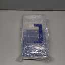 Elsjoy 2 Pack Plastic Dividing Storage Box with Removable Tray, 2-Layer Craft Organizer Box with Handle, Small Portable Sewing Box Art and Craft Supply Organizer Storage Containers