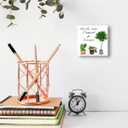 Inspirational Wood Block Sign Growth Looks Different For Everyone 5x5x1 INCH Sign, Personal Growth Office Decor, Vintage Motivational Plaque, Self-Development Wall Art, Unique Journey Display