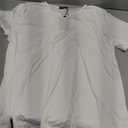 Womens T Shirts Short Sleeve Pleated Dressy Tunic Casual V Neck Summer Tops Blouses Beach Vacation Clothes (XXL)