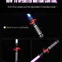 ANASABER Dueling Light Saber, Motion Control Light Sabers for Adults, Smooth Swing Light Saber with 16 Sound Fonts,RGB 12 Colors Changeable, Metal Hilt for Halloween Cosplay, Xmas Gift, Black,S9, Standard