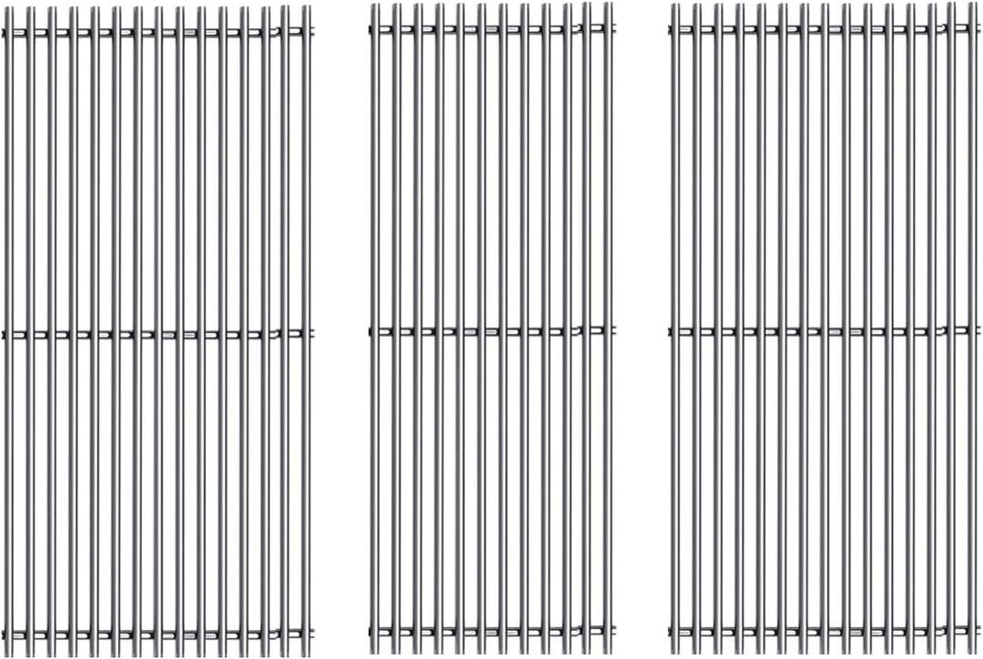 (3-Pack) 19 1/4" Inch Stainless Steel Cooking Grid Replacement Parts for Traeger 34 and Pit Boss Pellet Grills (Traeger 34 and Pit Boss 1000XL 1100pro Series)