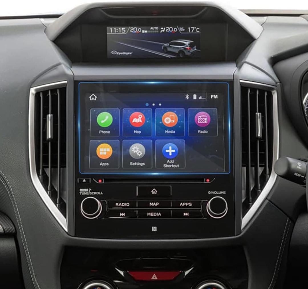 INTGET Navigation Screen Protector for Subaru Impreza Crosstrek Forester Ascent Accessories 2019 2020 2021 2022 2023 Anti Scratch Tempered Glass Center Touch Display Screen Protective Film (8 INCH)