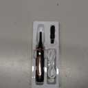 Heated Eyelash Curlers - 2 in 1 Clip- Type Heated lash Curler Best Seller Electric Eyelash Curler LED Display 3 Temp Settings for Makeup Tools USB Rechargeable Natural Curling 24H Long Lasting 6A (Black)