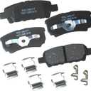 Bendix Premium SBC1037 Ceramic Rear Brake Pads for Select Models Chrysler 200, Cirrus, Sebring, Dodge Avenger, Caliber, Jeep Compass, Patriot, Mitsubishi Lancer, Outlander