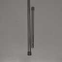 1Pcs Spring Tension Curtain Rod 26-39 inch Spring Tension Rods Silver Tension Rods Adjustable Spring Rod Extendable Tension Rod For Kitchen, Bathroom, Window, Bookshelf,Closet.