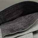 RUGSREAL 8x10 Washable Rug for Living Room Non-Slip Modern Abstract Area Rug Stain Resistant Large Bedroom Rug Contemporary Accent Throw Floor Carpet Solid Rug for Dining Room Home Decor, Dark Grey