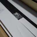 Aheaplus Washer and Dryer Countertop, Laundry Room Organization with Non-Slip Pads, Wood Shelf Topper with Round Corner Edge Rails, Folding Organizer for Laundry, 54" W x 27.5" D, Black Marble