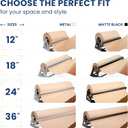 DIY Crew 12 Inch Paper Roll Dispenser and Cutter - Heavy-Duty Wall Mountable, Non Slip Tabletop - Kraft, Freezer, Butcher Paper - Up to 1000ft Rolls