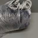 Heated Electric Blanket Queen Size - 84" x 90" Heating Blanket with Dual Control, 10 Heating Levels & 8 Hours Auto Off, Soft Warm Flannel Blanket, Christmas Birthday Gifts for Senior Grandma (Ash Gray)