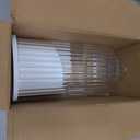 Toothbrush Holders with Sliding Lid for Bathroom Counter Organizer, Tooth Brush Toothpaste Holder for Bathroom Vanity Makeup Brushes Holder-White