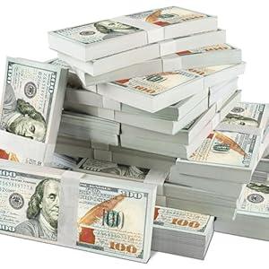 800 Pcs Fake Money Prop Money Play Money Movie Props, Education Preschool Learning Toy for Music Video, Stage Performance, Develops Early Math Skills, Preschool Math Games and Parties.