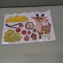 Cinrobiye Fall Animal Window Clings, Thanksgiving Woodland Animals Window Classrooms Door Stickers Autumn Gel Decals for Harvest Preschool Kindergarten Elementary Wall Glass Blackboard Decor, 9 Sheets