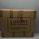 GXT Car Seat Covers Front Seats Only, Front Car Seat Covers 2 Pack, Premium Faux Leather Car Seat Cushion - Universal Fit for Most Sedans SUV Pick-up Truck with Headrests(Khaki and Orange)