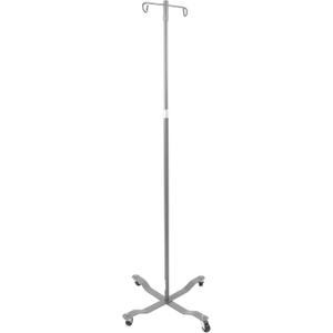 Drive Medical Economy Removable Top I. V. Pole, Silver Vein