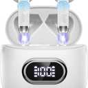 Language Translator Earbuds Real Time, AI Translation Earbuds Real Time with 164 Languages & 5 Modes, 3-in-1 Bluetooth 5.4 Translator Device, 42H Translatior Headphones Business, Learning White