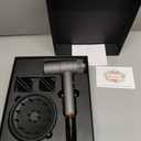 Hair Dryer, 110,000RPM High Speed Blow Dryer, 200 Millions Ionic Hairdryer with HD Display, 2000W Professional Hair Dryers with Diffuser and Nozzle, 4 Temps and 3 Speeds (Gray)