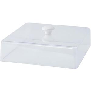 BESTOYARD Microwave Splatter Cover for Food, Square Transparent Plastic Lid, 10.43 X 3.93 Inch, Reusable Food Preservation Cover for Microwave Oven, Kitchen Essential