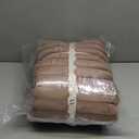 Amlie Home Faux Fur Throw Blanket for Couch, Cozy Fuzzy Fluffy Fur Luxurious Soft Striped Plush Gift Blankets for Family Sofa Chair Bedroom, 55"x70", Light Coffee