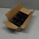 6 Pcs Bed Frame Feet,Feet for Replace Wheels,Risers for Bed Frame,Prevent Sliding Plastic Reinforced Bed Risers,Fits Over a Standard Bed Foot