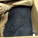 Couch Cushion Cover Leather-Look 1PC Stretch Chair Seat Slipcover for Living Room Individual Armchair Seat Cushion Cover, Pet-Friendly, Non-Slip, Easy Fit - Black