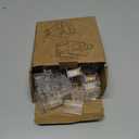 SPT-1 Female Vampire Plug 25Pcs, Gilbert Plug Green, Fits SPT-1 Specification Cable Christmas Light String Ends Replacement Zipper Plugs