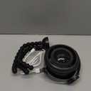 SWEETFULL Baby Stroller Fan - 4000mAh Rechargeable 4-Speed Quiet with LED Display & Night Light, Mini Portable 360 Clip On Safe Fan for Car Seat, Crib, Travel - Black