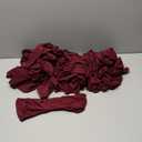 Kinlop 50 Pcs Spandex Chair Sashes Bows Chair Bands Slider Sashes for Covers Elastic Bands Ties Without Buckle Decorations for Wedding Party Events Ceremony Birthday(Burgundy)