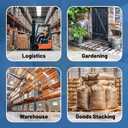 Greaton, 20x20x5 Wooden Pallet Kit, Heavy-Duty Industrial Grade Pinewood, Unassembled Flat-Pack, Stackable & Reusable, Lightweight Floor Pallet, Warehouse, Supermarket & Indoor Storage, 1-Pack