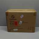 Famiware Jupiter Dinnerware Set, Plates and Bowls Dish Sets for 4 (12 Pieces), Microwave and Dishwasher Safe Stoneware Speckled Tableware, Chip and Scratch Resistant, Light Blue