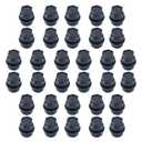 32PCS Lug Nut Covers Compatible with Chevy GMC 2500 1500 Full Size Truck Thread M27-2.0, Hexagon 22mm, Height 40mm,Black Wheel Lug Nut Covers Caps Replace for 15646250 6116071 711025 99956