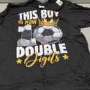This Boy Now 10 Double Digits Soccer 10 Years Old Birthday T-Shirt, S, Black