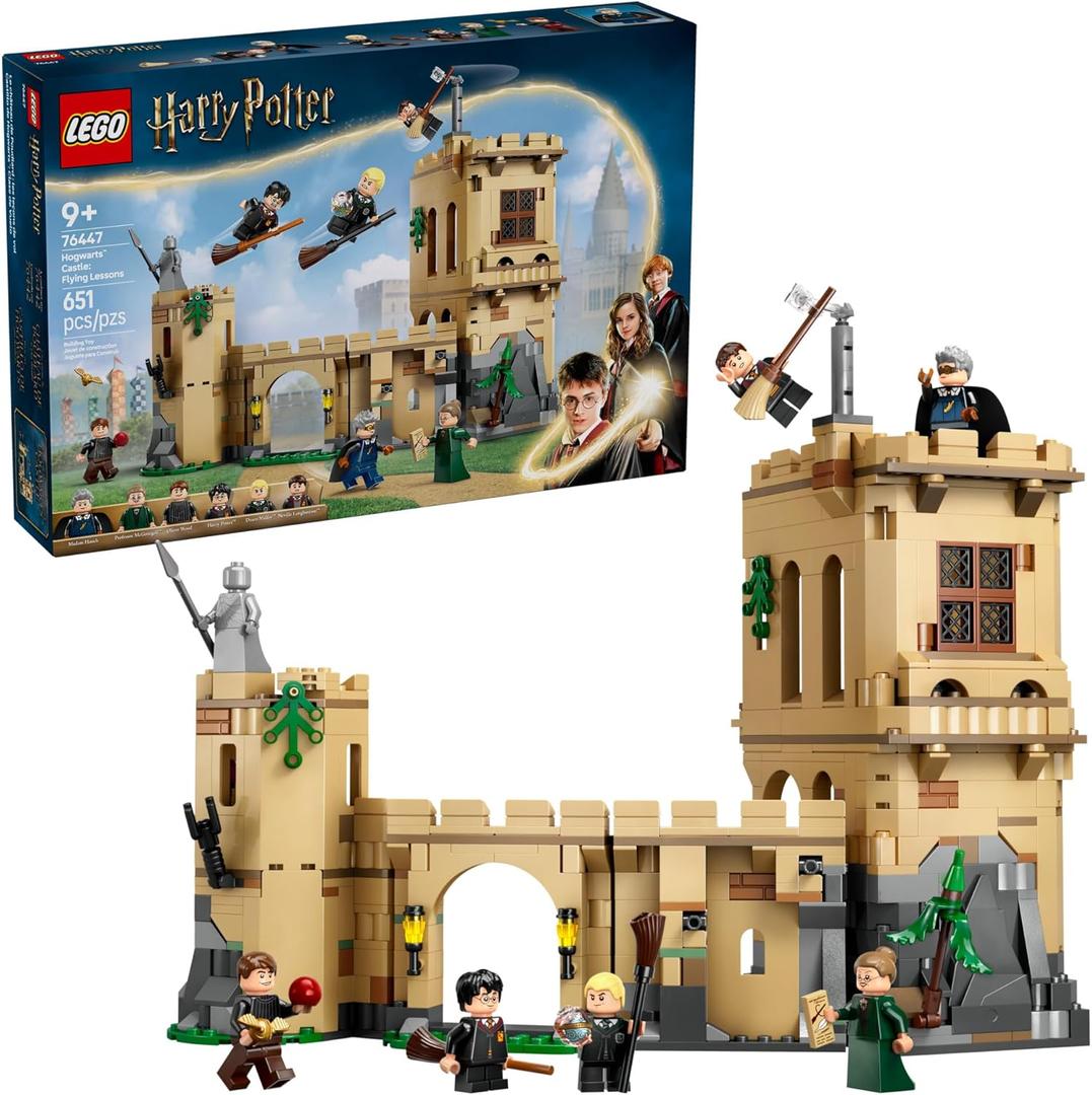 LEGO Harry Potter Hogwarts Castle: Flying Lessons Building Toy - Kids Wizard Toy for Boys and Girls, Harry Potter Fans, Ages 9+ - Gift Idea for Birthdays - 76447