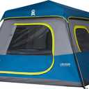 Croosseoutdoors 2 Person Instant Cabin Tent, Quick & Easy Setup Automatic Camping Tent, Waterproof Windproof Family Tent with Top Rainfly and Carry Bag, Portable Outdoor Shelter for Hiking & Traveling