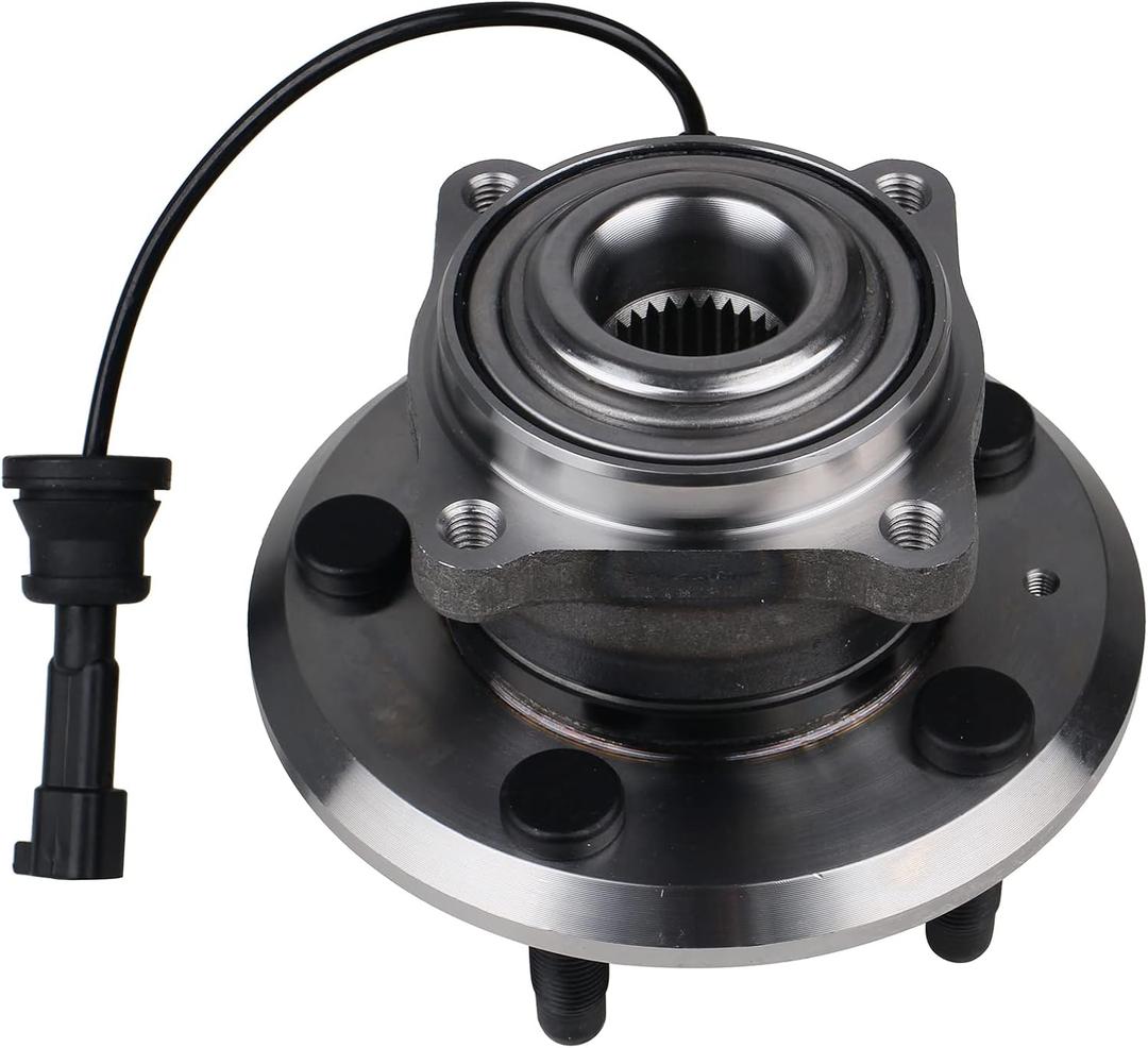 KUSATEC 512440 Rear Wheel Bearing and Hub Assembly Compatible with Chevrolet Equinox, GMC Terrain, 2010-2017, 5 Lug w/ABS