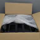 Bike Basket Rear, Large Bicycle Basket with Cargo Net, Liner and Waterproof Cover for Electirc Bike, Ebike and Bikes (16.9 x 13 x 5.9")