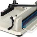 12 Inch Heavy Duty Paper Cutter,Guillotine Paper Cutter Heavy Duty for A4 Paper, 400 Sheet Capacity,White Paper Cutter Heavy Duty for Office Home School