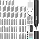 Kniceo Ultrasonic Knife Lite1(No batteries, unable to charge),40W 2-in-1 Ultrasonic Cutter & Sander – Corded Power with 4 Type Blades + Polisher, 5-Speed for 3D Prints, Wood, Plastic | Perfect for Beginner & Pro Makers