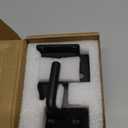 304 Stainless Steel Wooden Fence Self-Locking Gate Latch Heavy-Duty Gravity-Style Fence Gate Latch Privacy Latch, For Wooden Doors, Metal Doors, and Vinyl Fences Gate Lock Hardware (Black-Sand)
