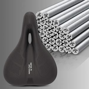 VELMIA Bike Seat - Spoke reflectors Set [36 Pieces] - Stay Safe and Comfy - Waterproof and Reflective with innovativ 5 Zone Concept.