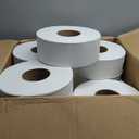 AmazonCommercial 2-Ply White 9' Jumbo Roll Toilet Paper/Bath Tissue (416972)|Bulk for Business |Septic Safe |Compatible with Universal Dispensers|FSC Certified |1000 feet per Roll (12 Rolls)()