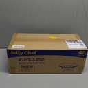 JOLLY CHEF Disposable Paper Food Trays, 250 Count - 3lb Serving Boats for Gameday,Paper Food Boats for Hot Dogs, Fries & Party Snacks