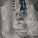 CozyLux California King Comforter Set with Sheets 7 Pieces, White Seersucker Bed in a Bag Cal King Luxury Soft Bedding Sets with Down Alternative Comforter, Sheets, Pillowcases & Shams for All Season