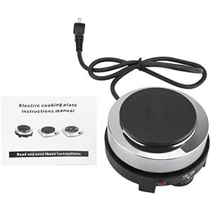 Watris Veiyi Small Electric Hot Plate, 500W Mini Hot Plate Electric Stove, Portable Electric Burner for Office Home Kitchen (US Plug 110V)