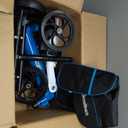 Steerable Knee Walker Deluxe Medical Scooter for Foot Injuries Adult Compact Crutches (WB-2105 Blue)