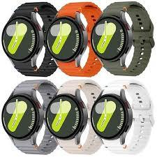Sport Band for Samsung Galaxy Watch 7 Band 40mm 44mm,No Gap Soft Silicone Strap for Galaxy Watch