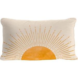 OGILRE Sun Sunrise Sunshine Abstract Home Girls Bedroom Decorations Soft Throw Pillow Cover, Sunset Pillow Case Pillowcase, 12x20 Inch
