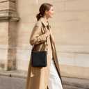 befen Genuine Leather Small Crossbody Bags for Women, Womens Cross Body Shoulder Purse Handbags with RFID Blocking Card Slots